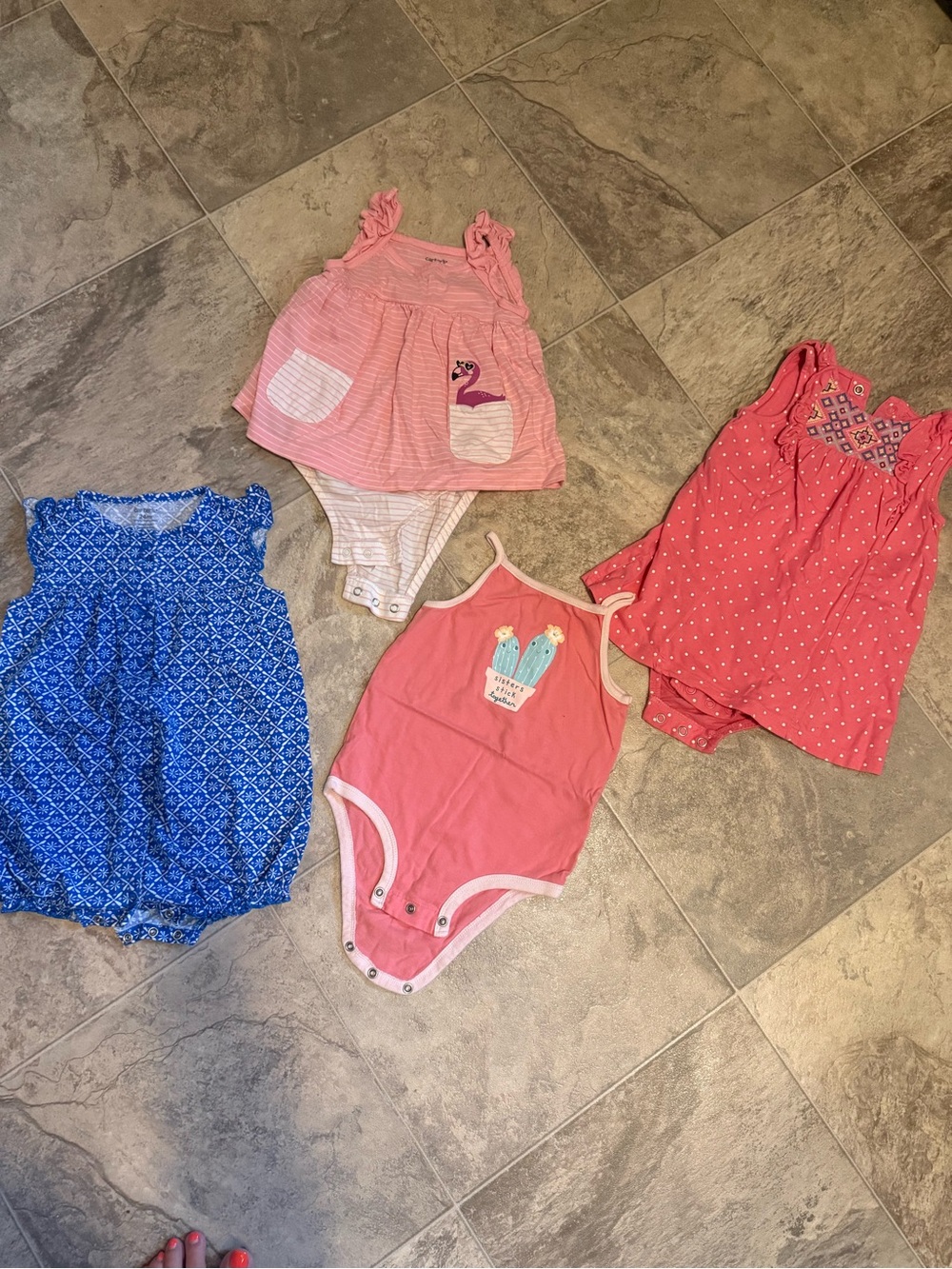 Carter's 24 months girls mixed one piece bundle